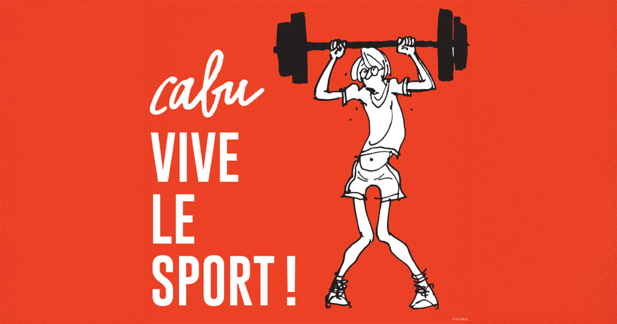 Exposition Cabu : vive le sport !