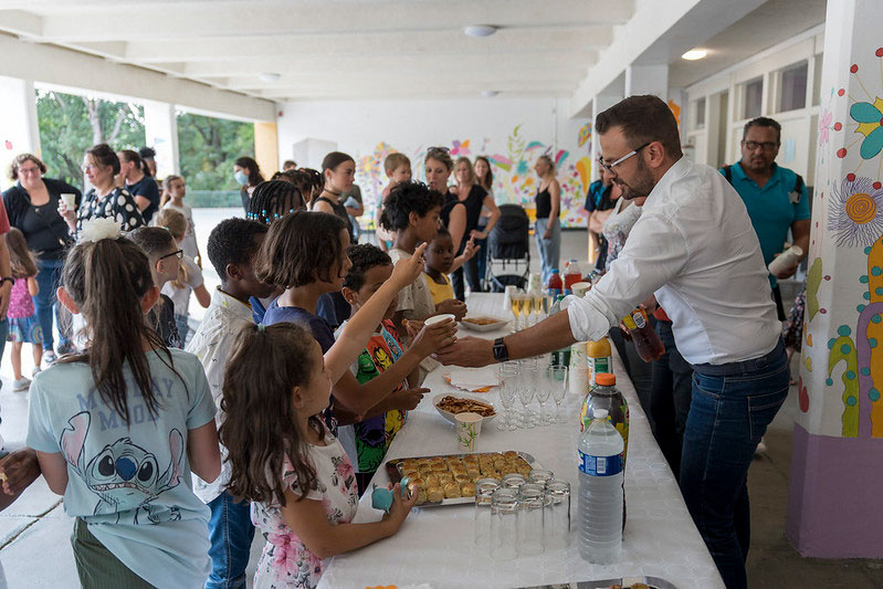 Fresques à l'école Nérac