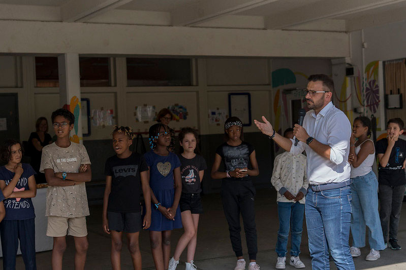 Fresques à l'école Nérac