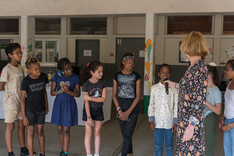 Fresques à l'école Nérac