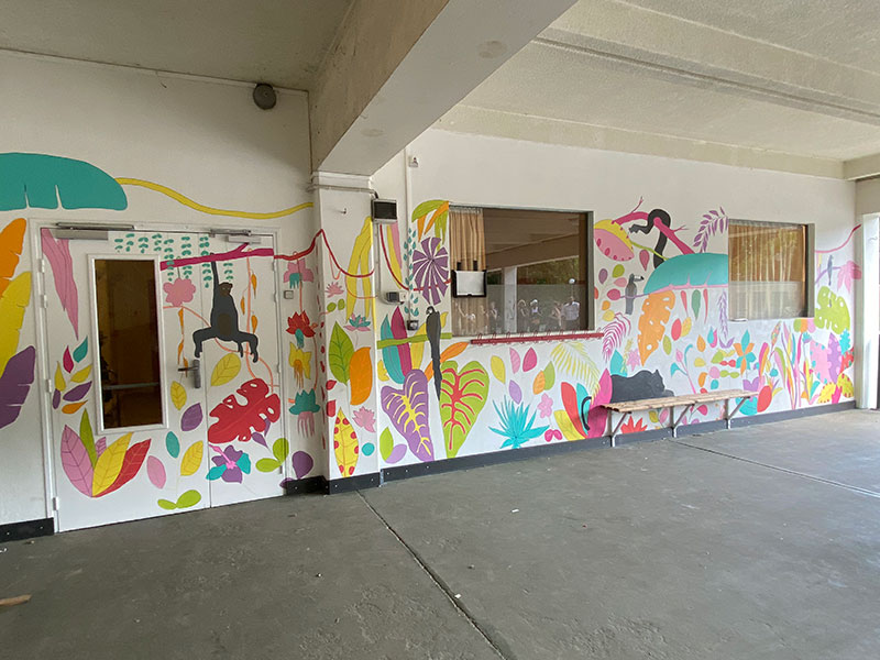 Fresques à l'école Nérac
