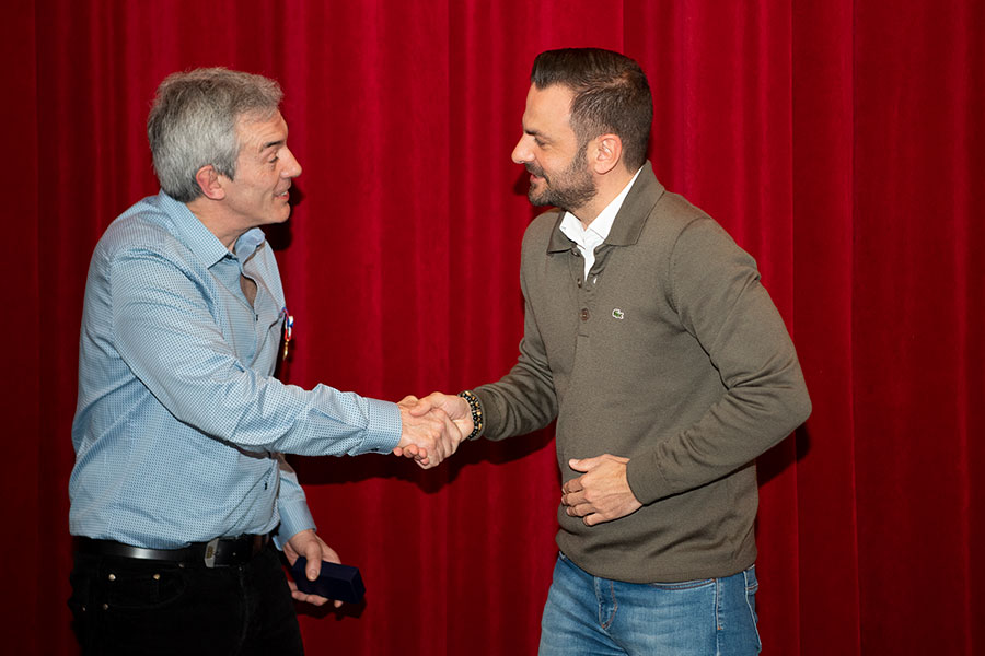 Cérémonie de remise de médailles du travail