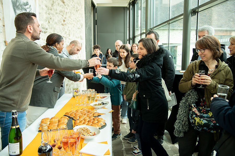 Cérémonie de remise de médailles du travail