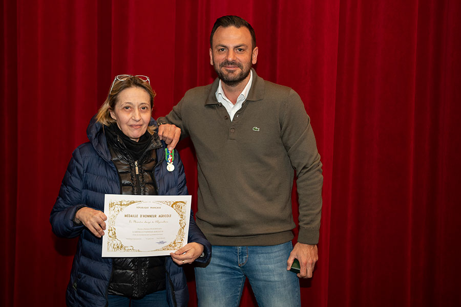 Cérémonie de remise de médailles du travail