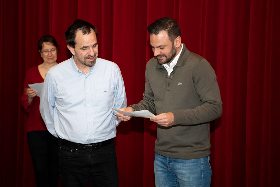 Cérémonie de remise de médailles du travail