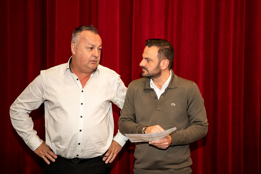 Cérémonie de remise de médailles du travail