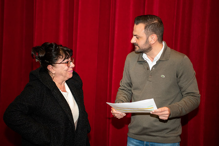 Cérémonie de remise de médailles du travail